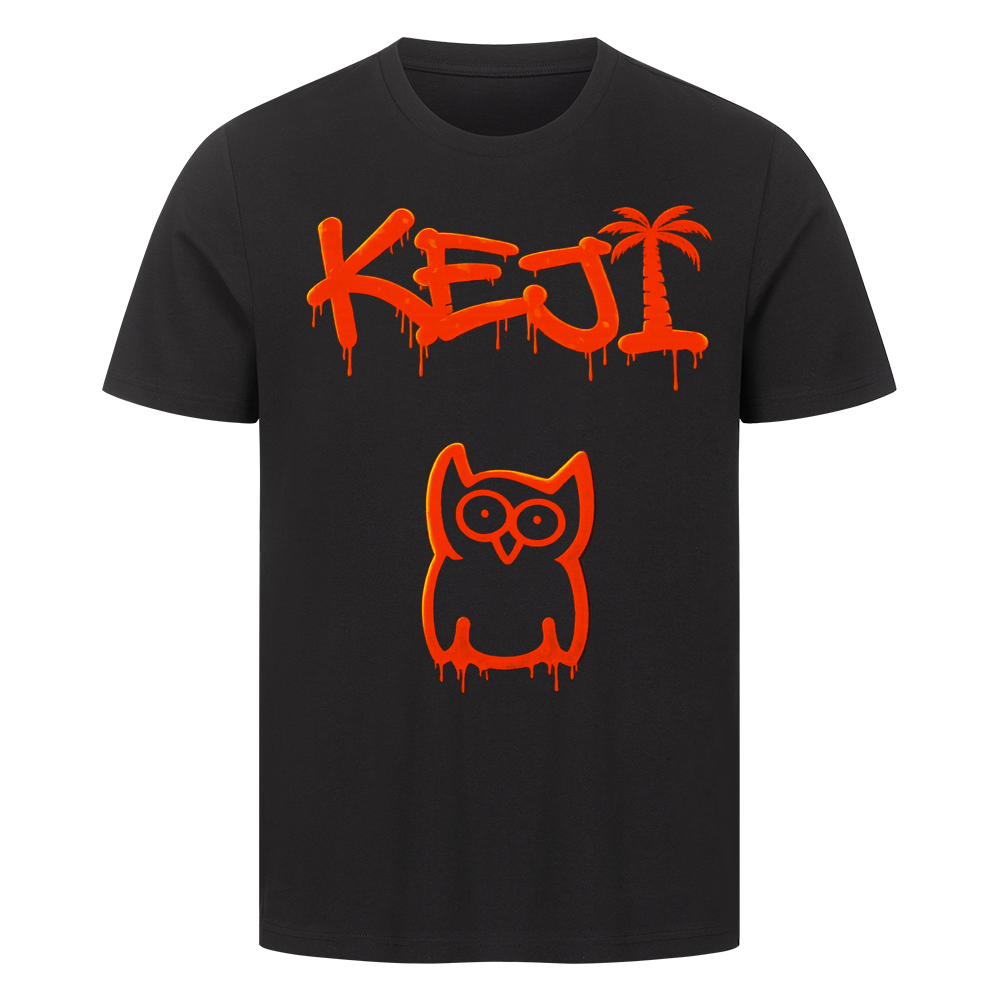 KEJI - Augen wie ne Eule Orange  | Premium Shirt