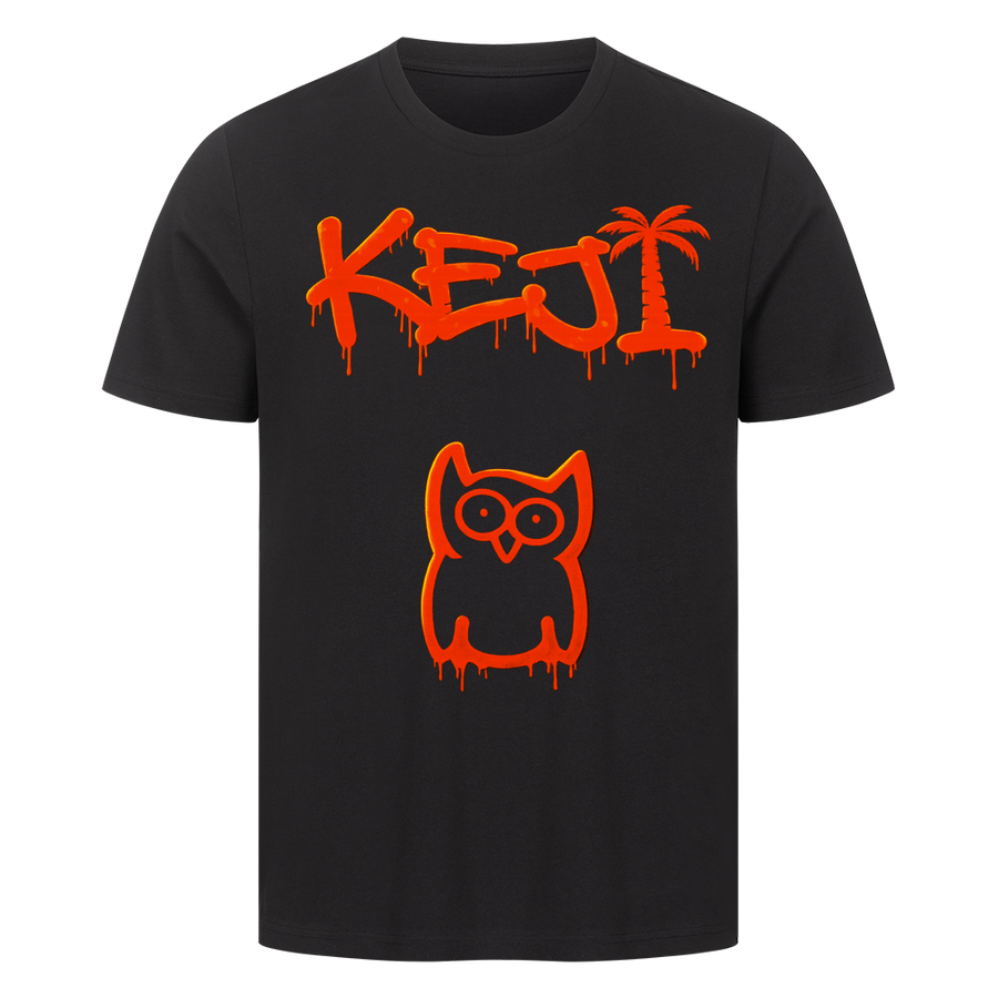 KEJI - Augen wie ne Eule Orange  | Premium Shirt
