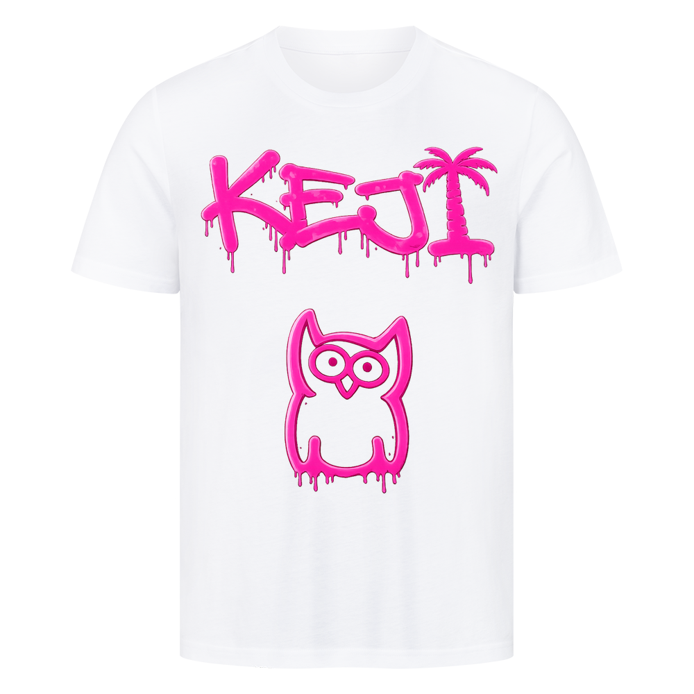 KEJI - Augen wie ne Eule Rosa | Premium Shirt