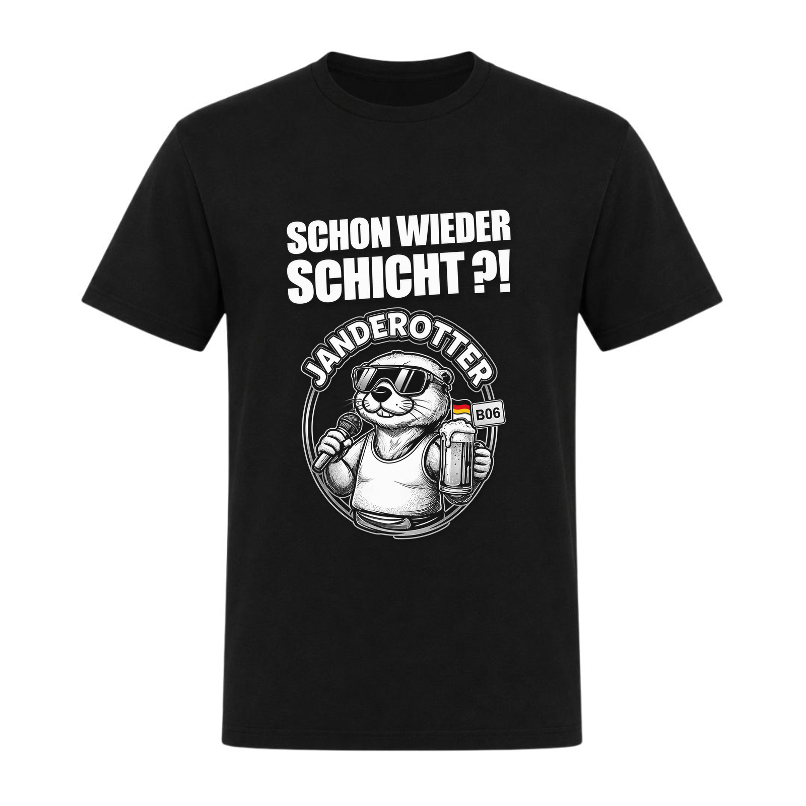 Janderotter Basic Shirt | Jan Otter - schwarz
