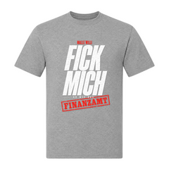 Finanzamt Basic T-Shirt | Malle Willi - grey melange