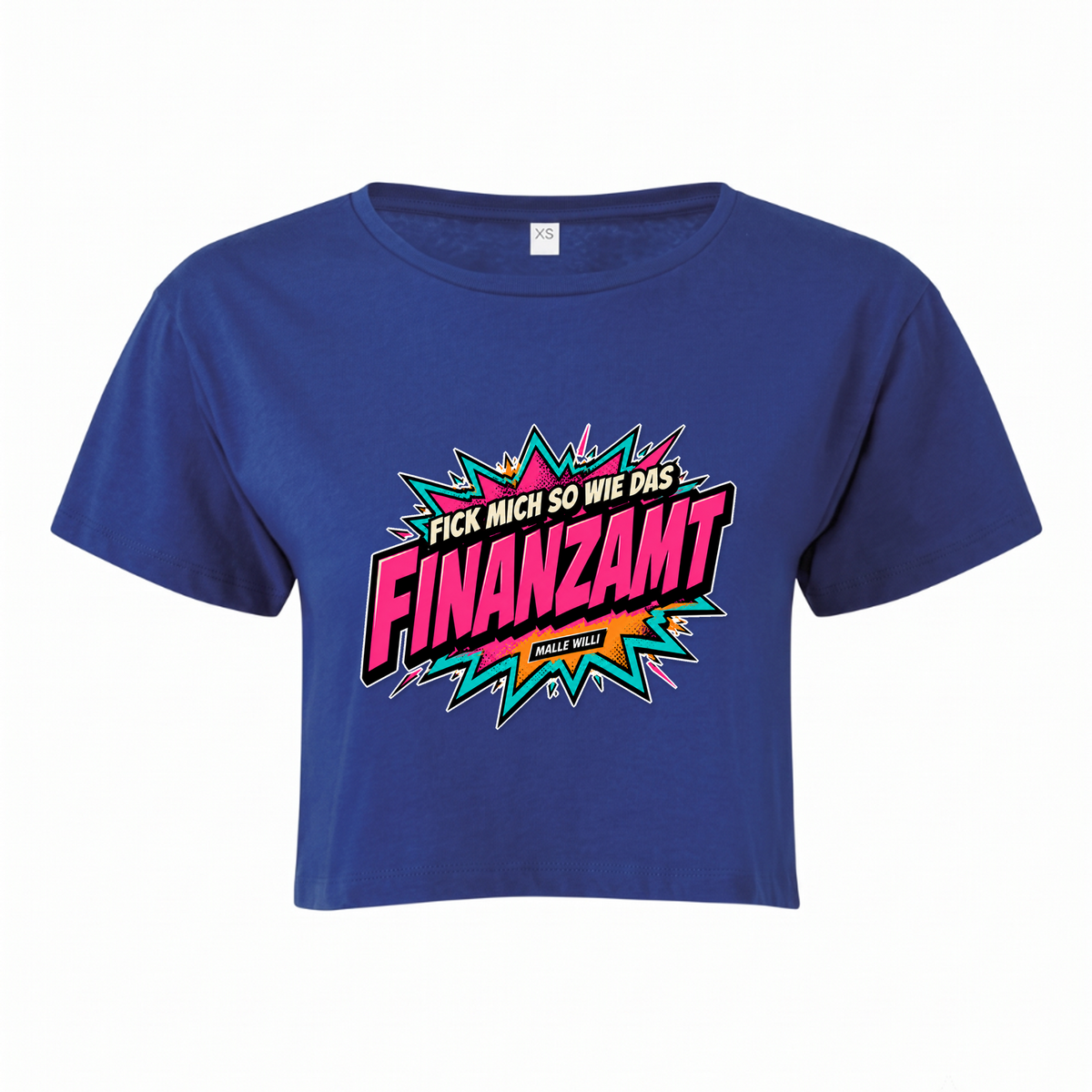 Finanzamt Bunt Crop Top | Malle Willi