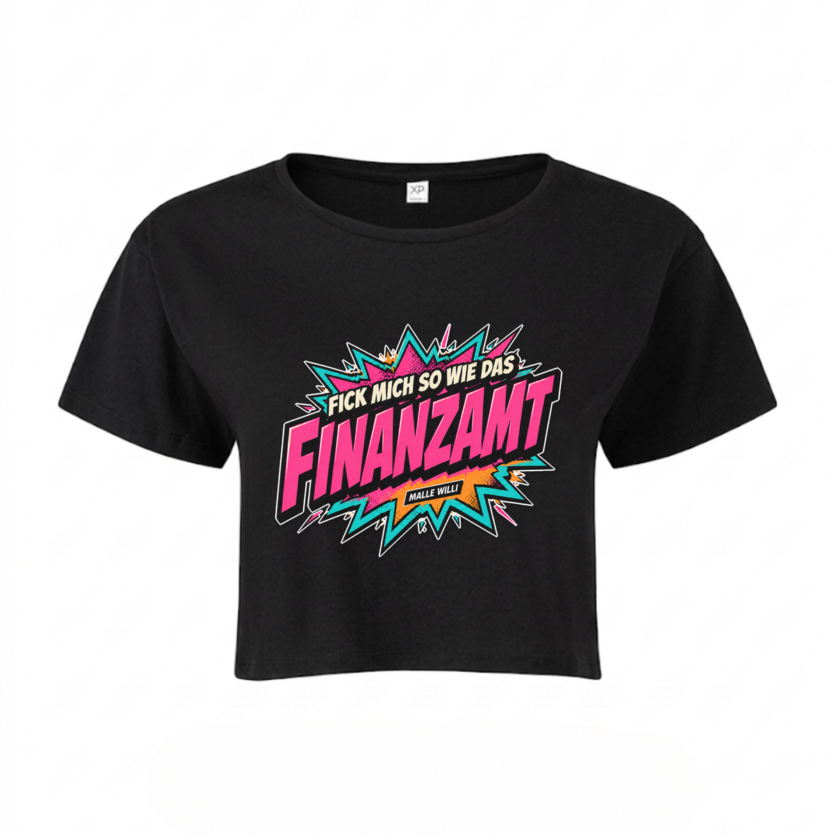 Finanzamt Bunt Crop Top | Malle Willi