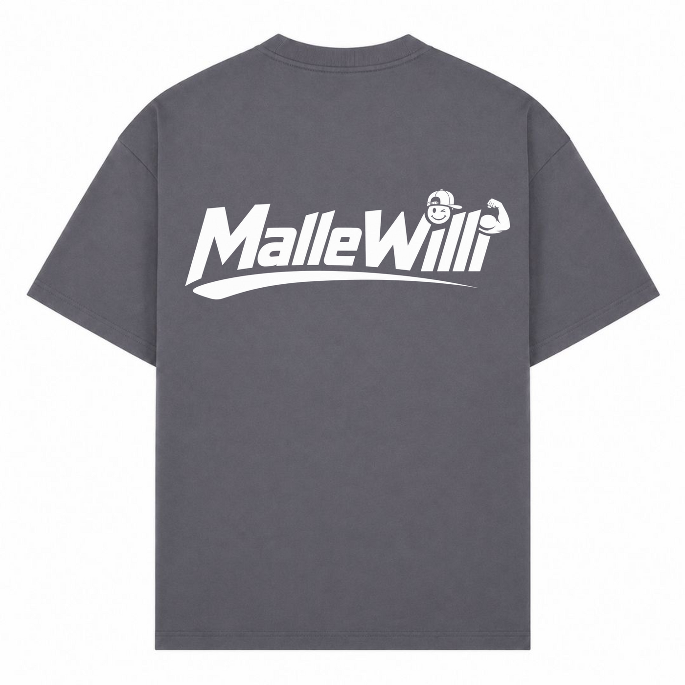 Malle Willi Overzised Shirt | Malle Willi  - dark grey  - Rueckseite