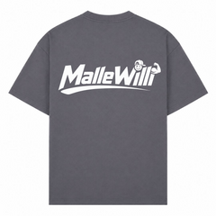 Malle Willi Overzised Shirt | Malle Willi  - dark grey  - Rueckseite