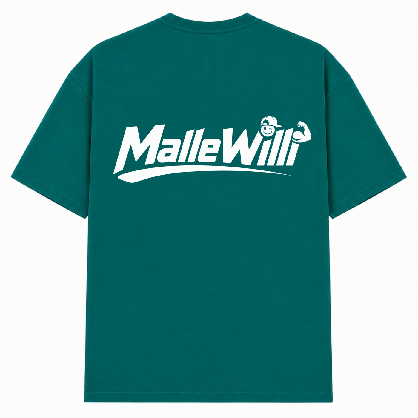 Malle Willi Overzised Shirt | Malle Willi  - Green - Rueckseite