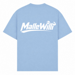 Malle Willi Overzised Shirt | Malle Willi  - powder blue - Rueckseite