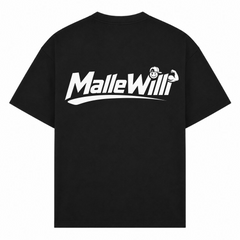 Malle Willi Overzised Shirt | Malle Willi  - Schwarz - Rueckseite