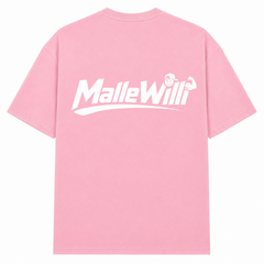 Malle Willi Overzised Shirt | Malle Willi  - Soft Pink  - Rueckseite