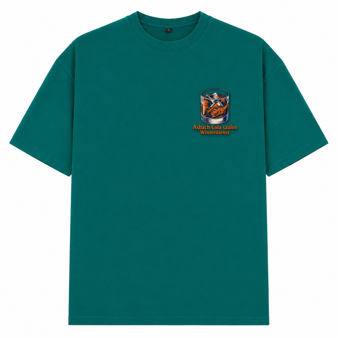 Asbach Cola saufen und Winterdienst - Green
