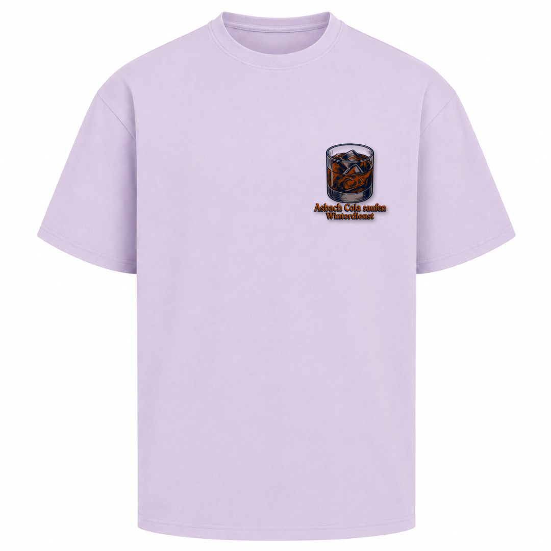Asbach Cola saufen und Winterdienst - lilac