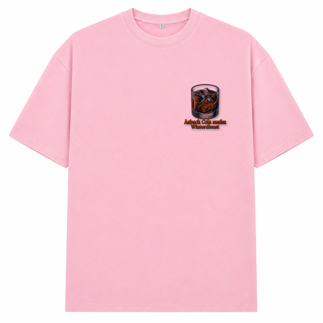 Asbach Cola saufen und Winterdienst - Soft Pink 