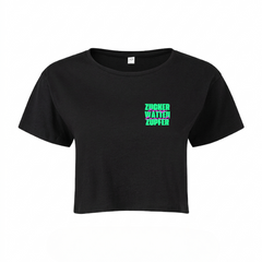 Zucker Crop Top | Ronnie Rummel - schwarz