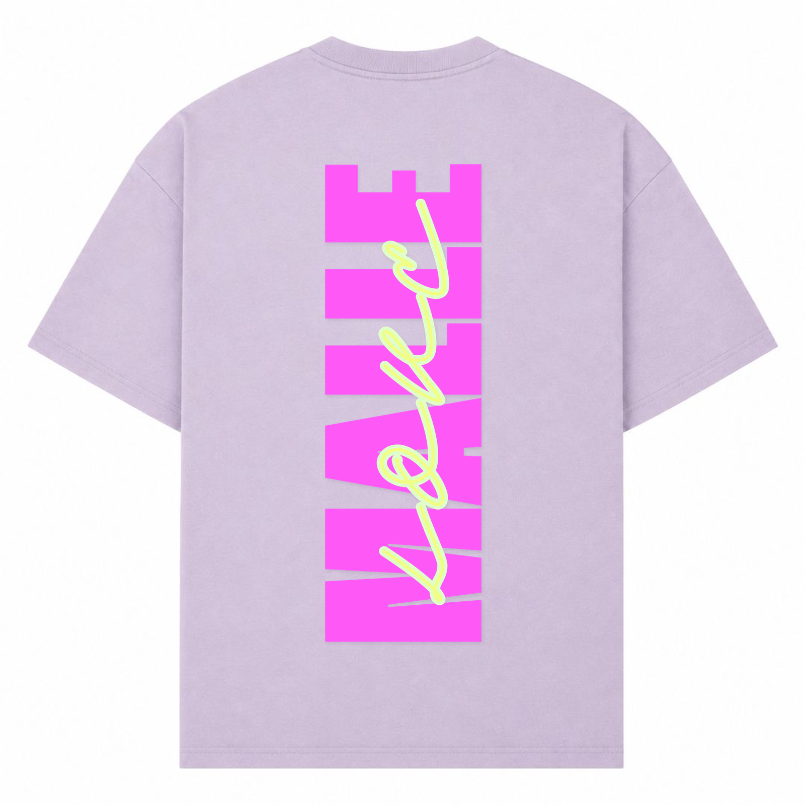 Malle Love Oversized Shirt | Ronnie Rummel - lilac - Rueckseite