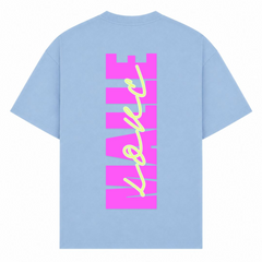 Malle Love Oversized Shirt | Ronnie Rummel - powder blue - Rueckseite