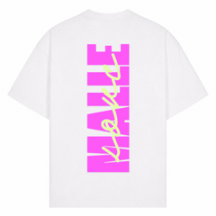 Malle Love Oversized Shirt | Ronnie Rummel - Weiß - Rueckseite
