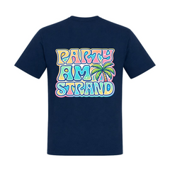 Party am Strand Shirt | Beate - french navy - Rueckseite