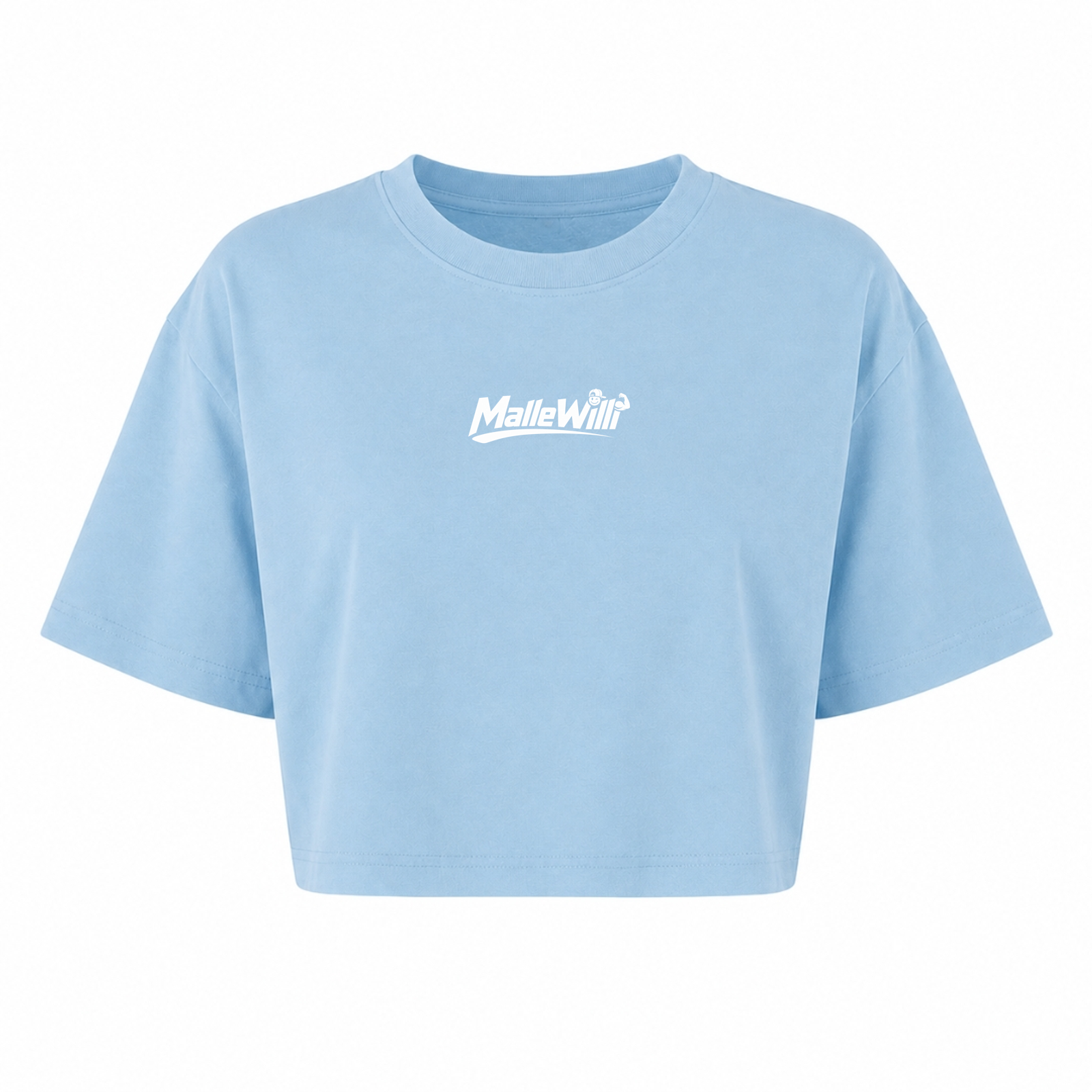 Malle Willi Oversized Crop Top | Malle Willi - powder blue