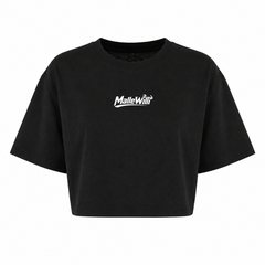 Malle Willi Oversized Crop Top | Malle Willi - schwarz
