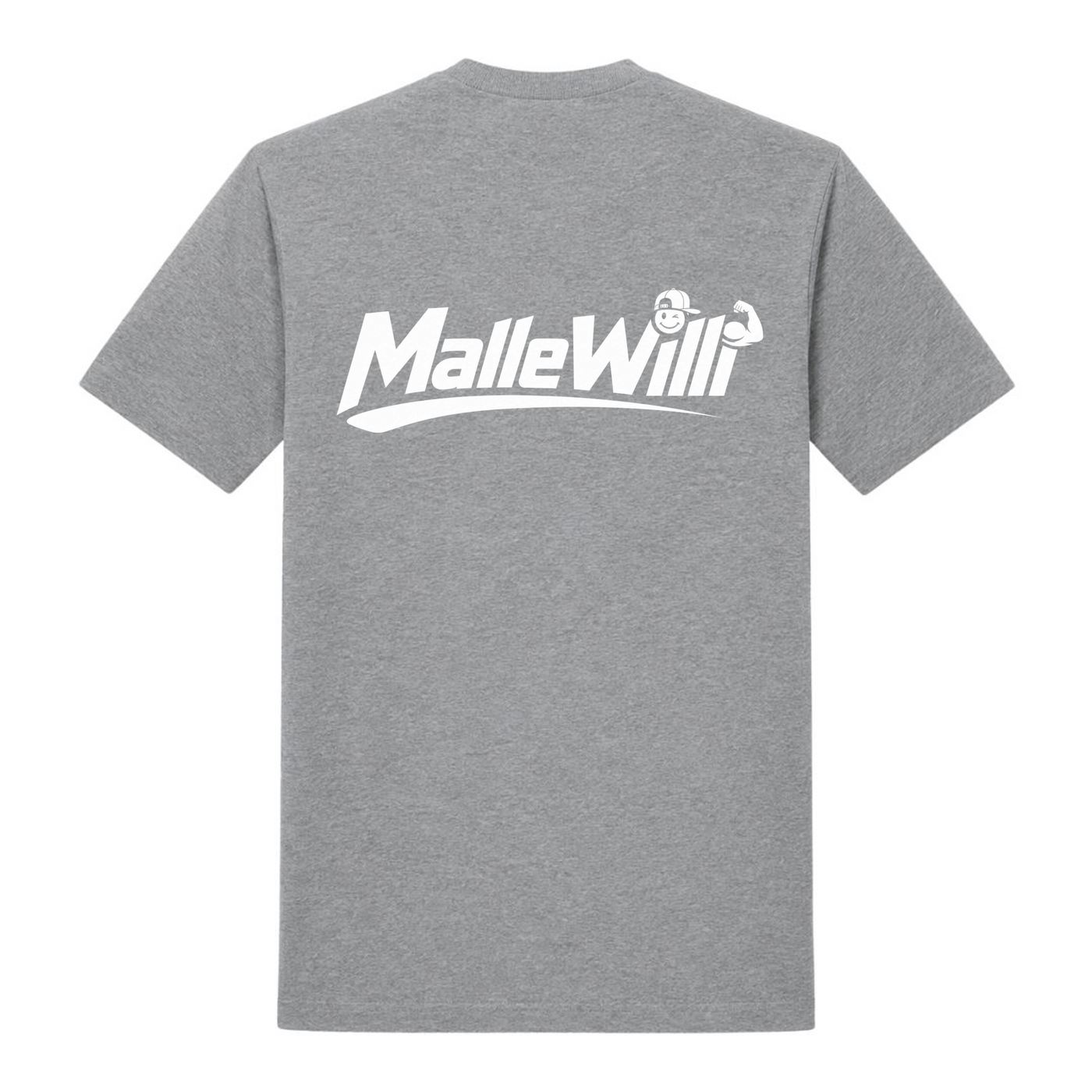 Malle Willi Basic T-Shirt | Malle Willi - grey melange - Rueckseite
