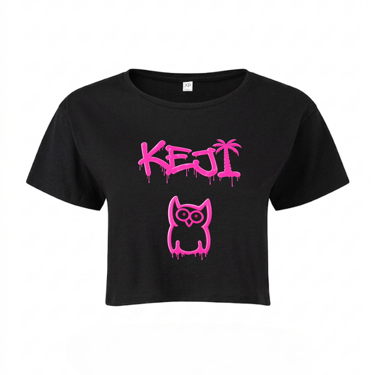 Papaya Pink Crop Top | KEJI