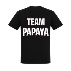 Papaya Weiß Basic T-Shirt | KEJI - schwarz - Rueckseite