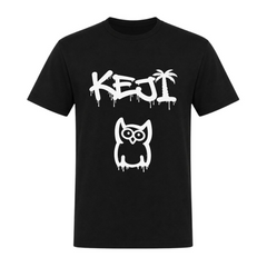 Papaya Weiß Basic T-Shirt | KEJI - schwarz
