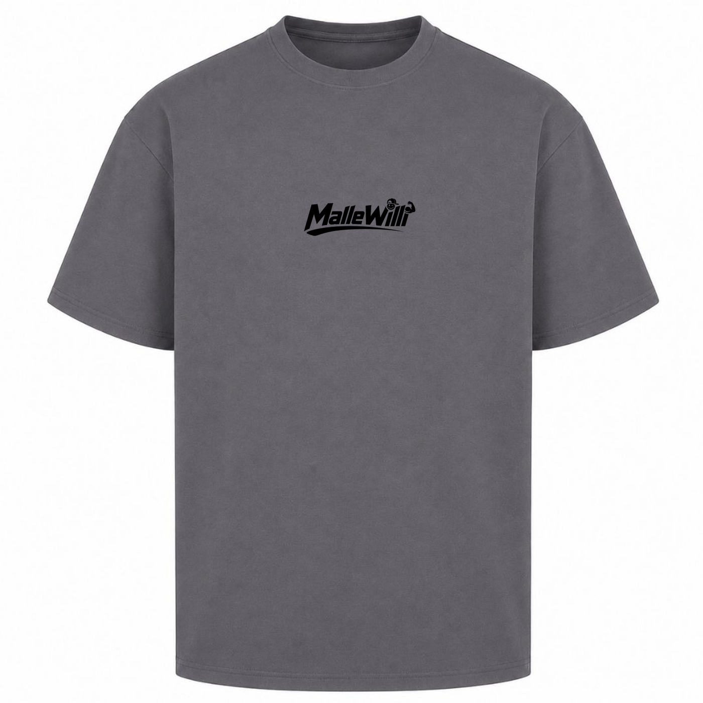 Palmen Overzised Shirt | Malle Willi  - dark grey 