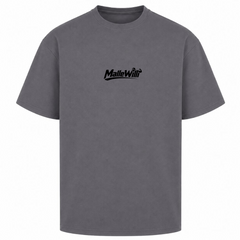 Palmen Overzised Shirt | Malle Willi  - dark grey 