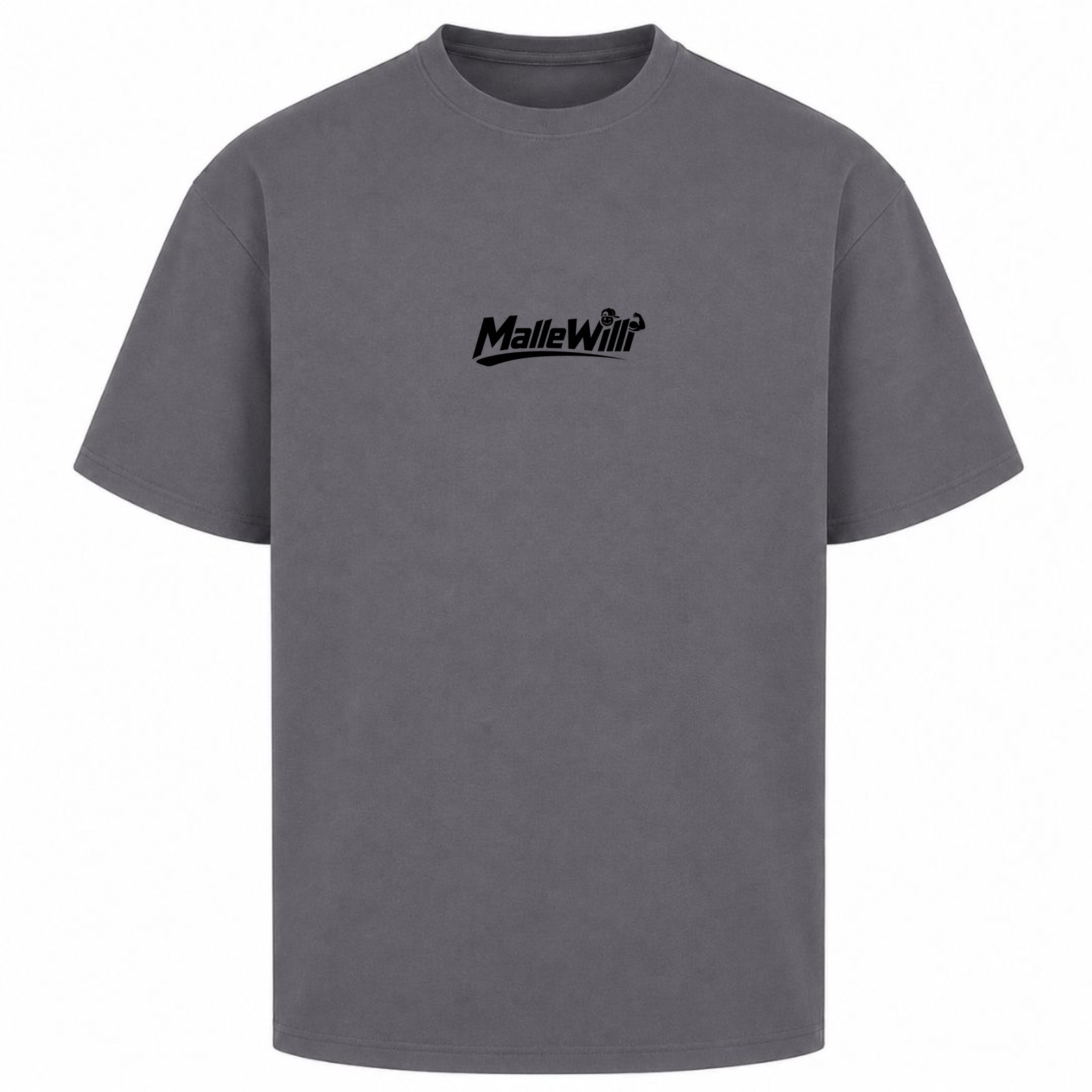 Palmen Overzised Shirt | Malle Willi  - dark grey 
