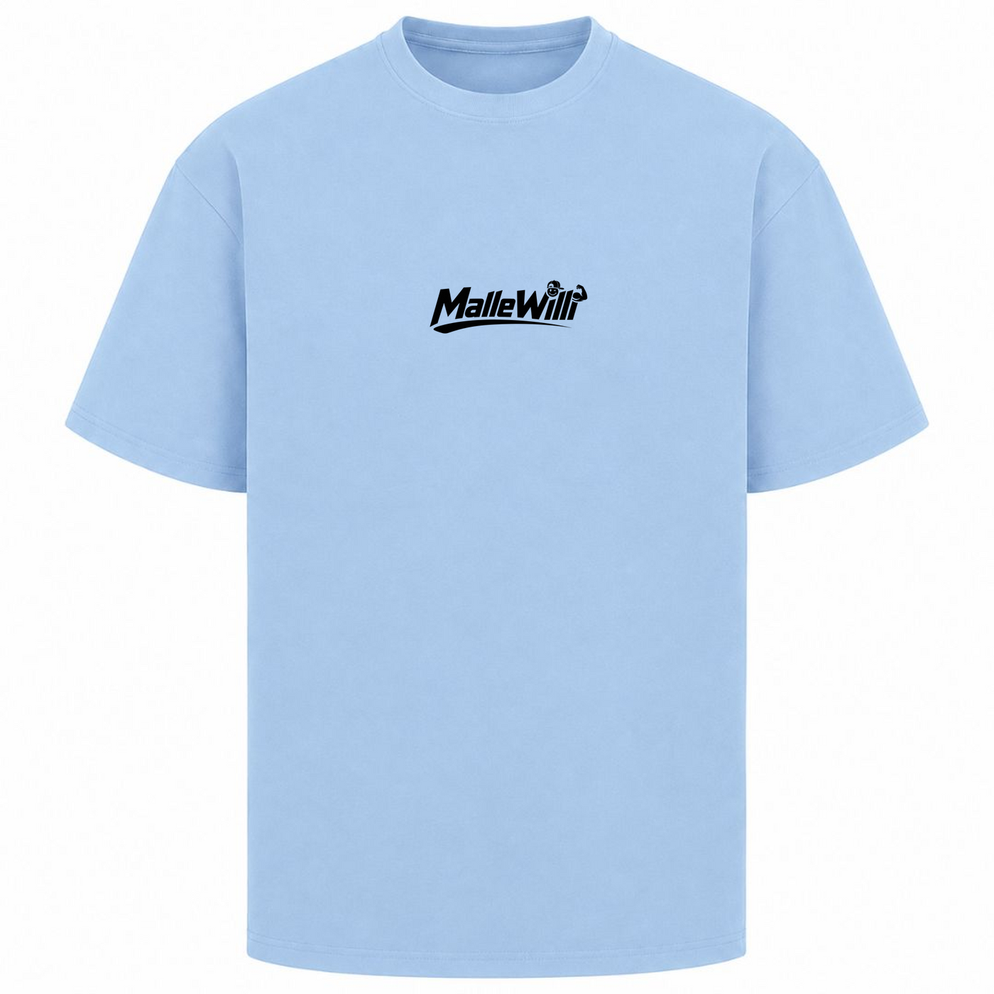 Palmen Overzised Shirt | Malle Willi  - powder blue