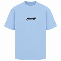 Palmen Overzised Shirt | Malle Willi  - powder blue