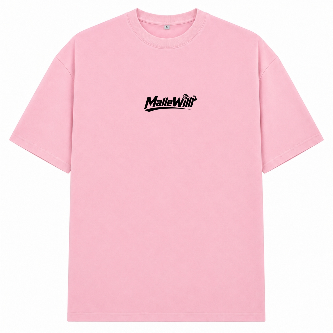 Palmen Overzised Shirt | Malle Willi  - Soft Pink 