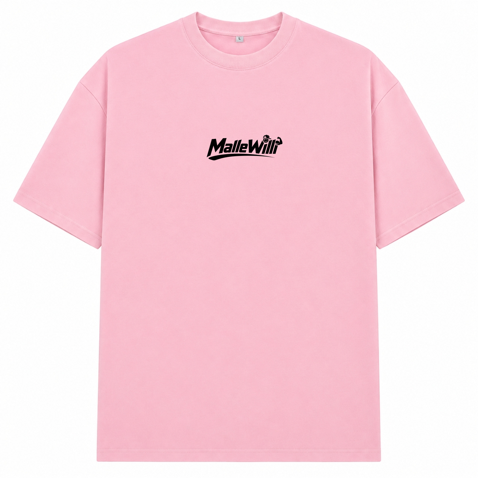 Palmen Overzised Shirt | Malle Willi  - Soft Pink 