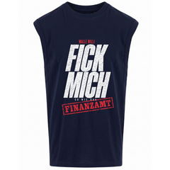 Finanzamt Tank Top | Malle Willi - navy