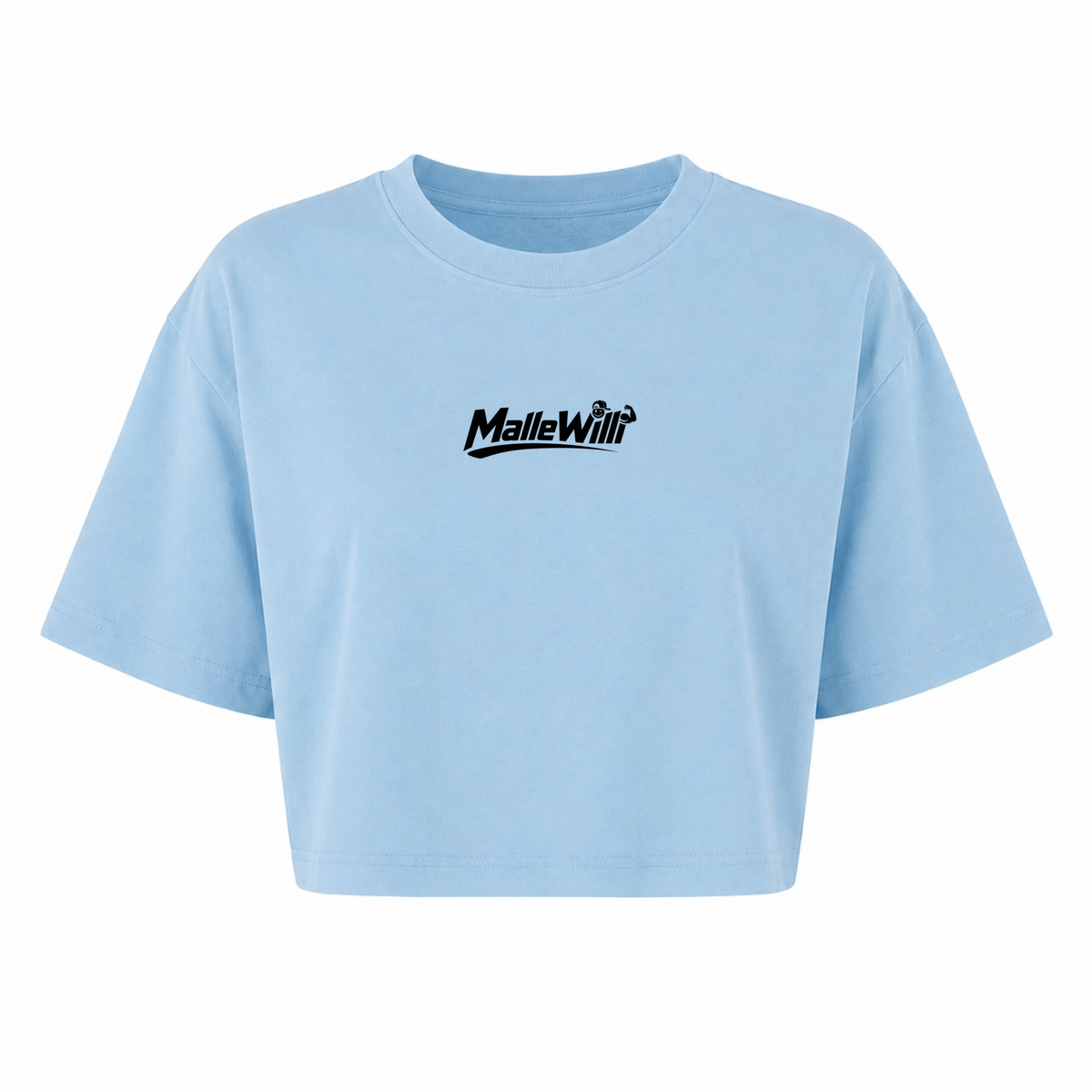 Palmen Oversized Crop Top | Malle Willi