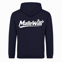 Malle Willi Basic Hoodie | Malle Willi  - French Navy - Rueckseite