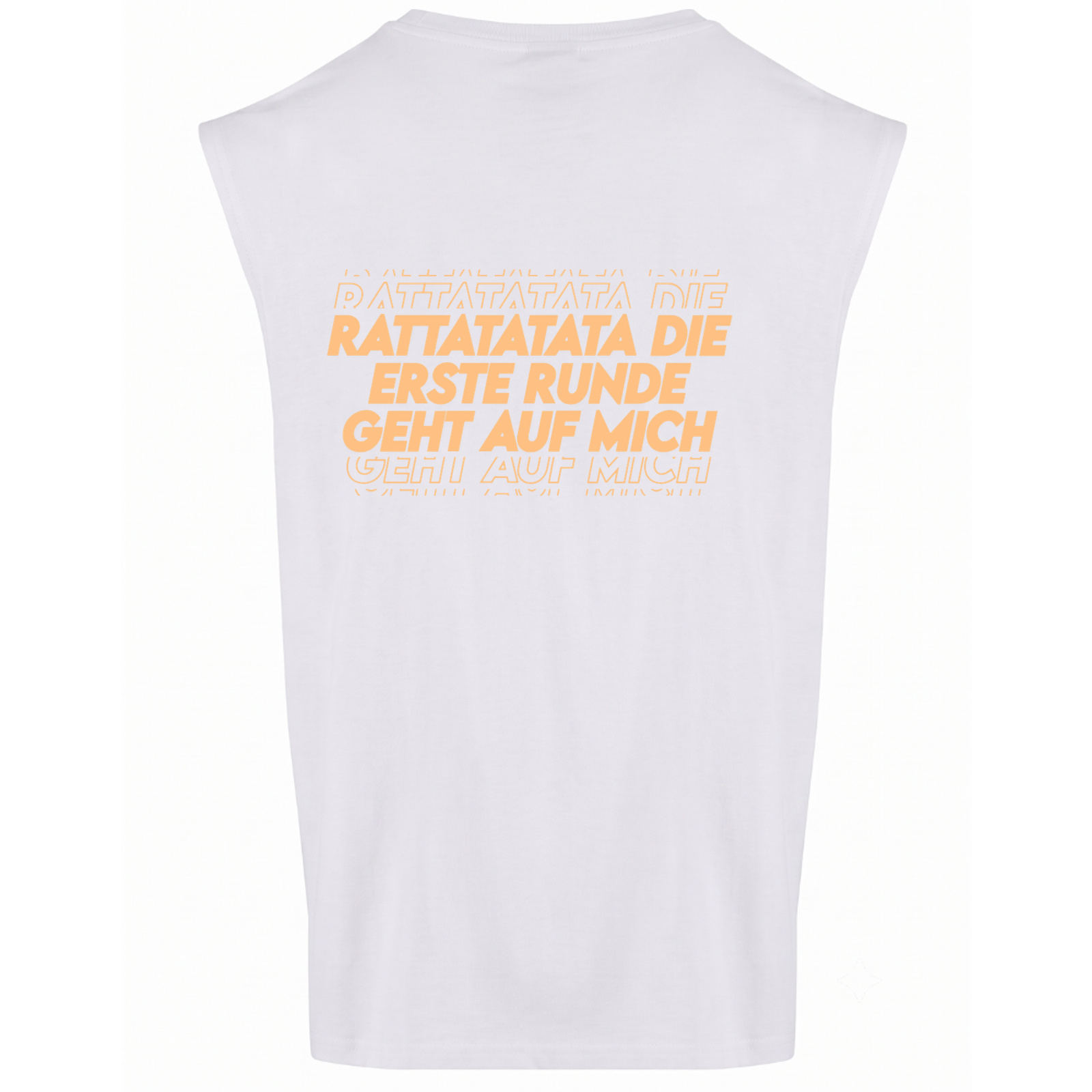 Erste Runde Tank Top | Malle Doni - weiß