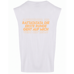 Erste Runde Tank Top | Malle Doni - weiß