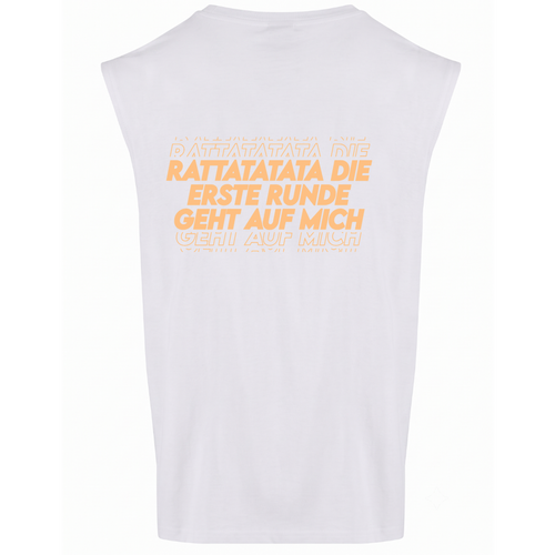 Erste Runde Tank Top | Malle Doni - weiß