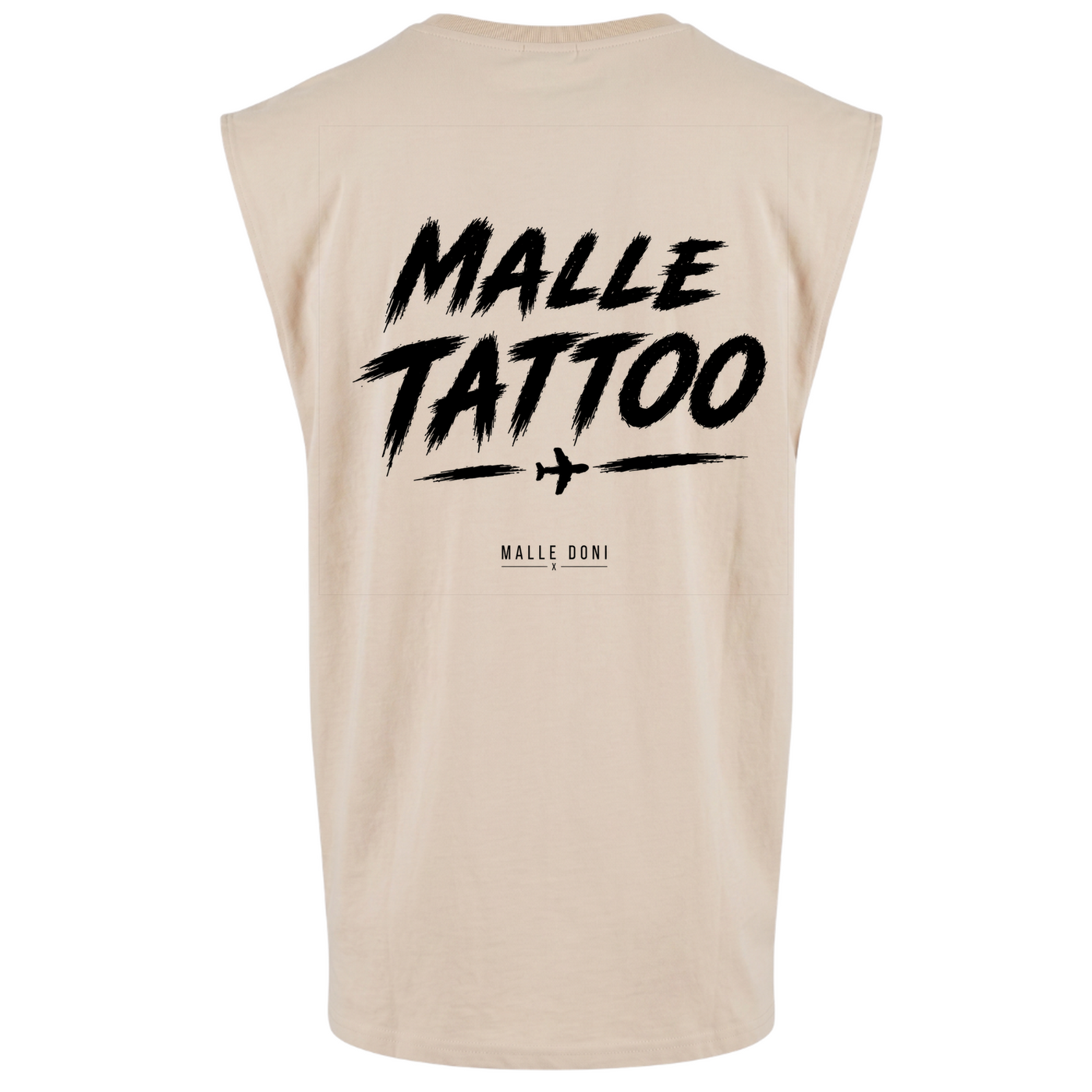 Malle Tattoo Tank Top | Malle Doni - sand