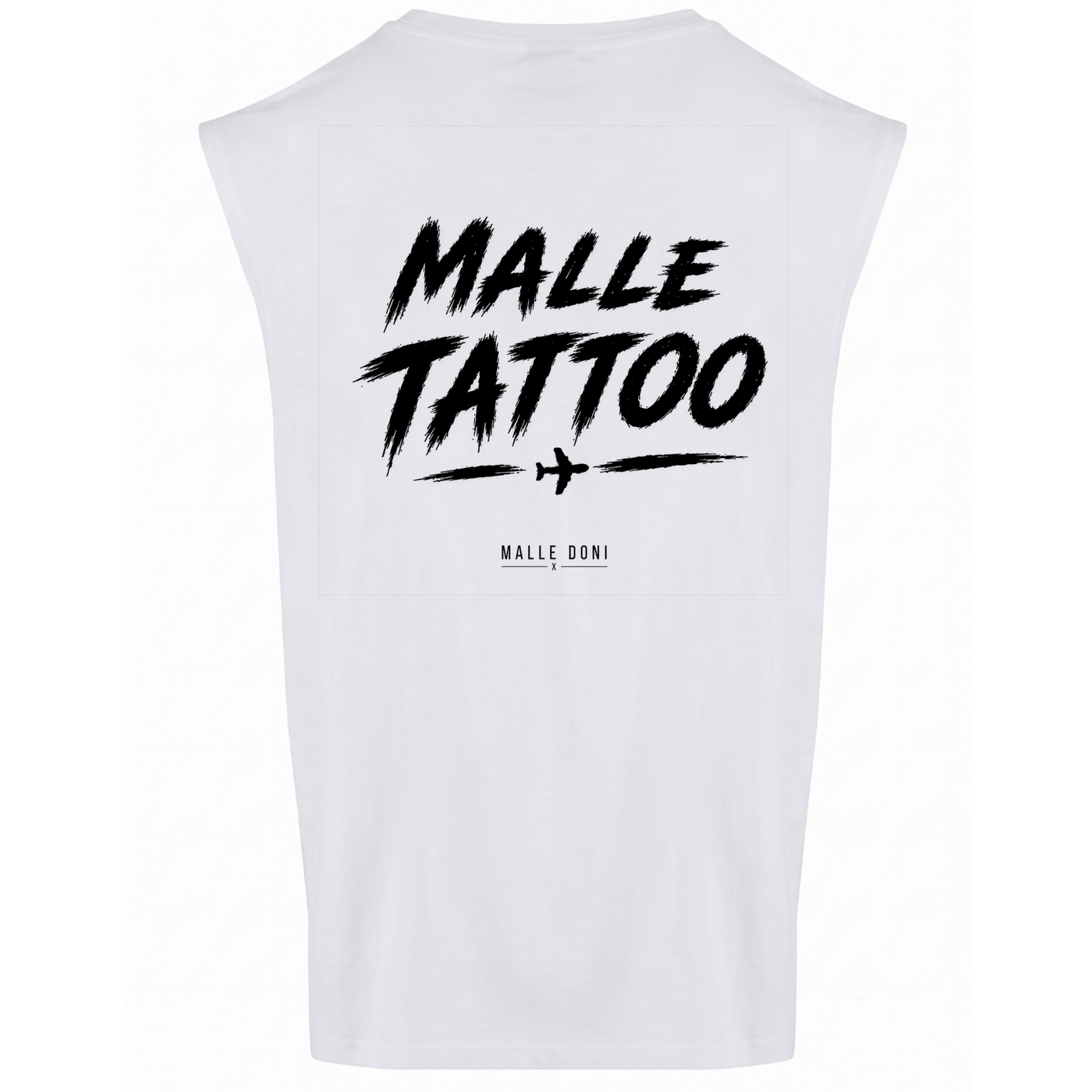 Malle Tattoo Tank Top | Malle Doni - weiß