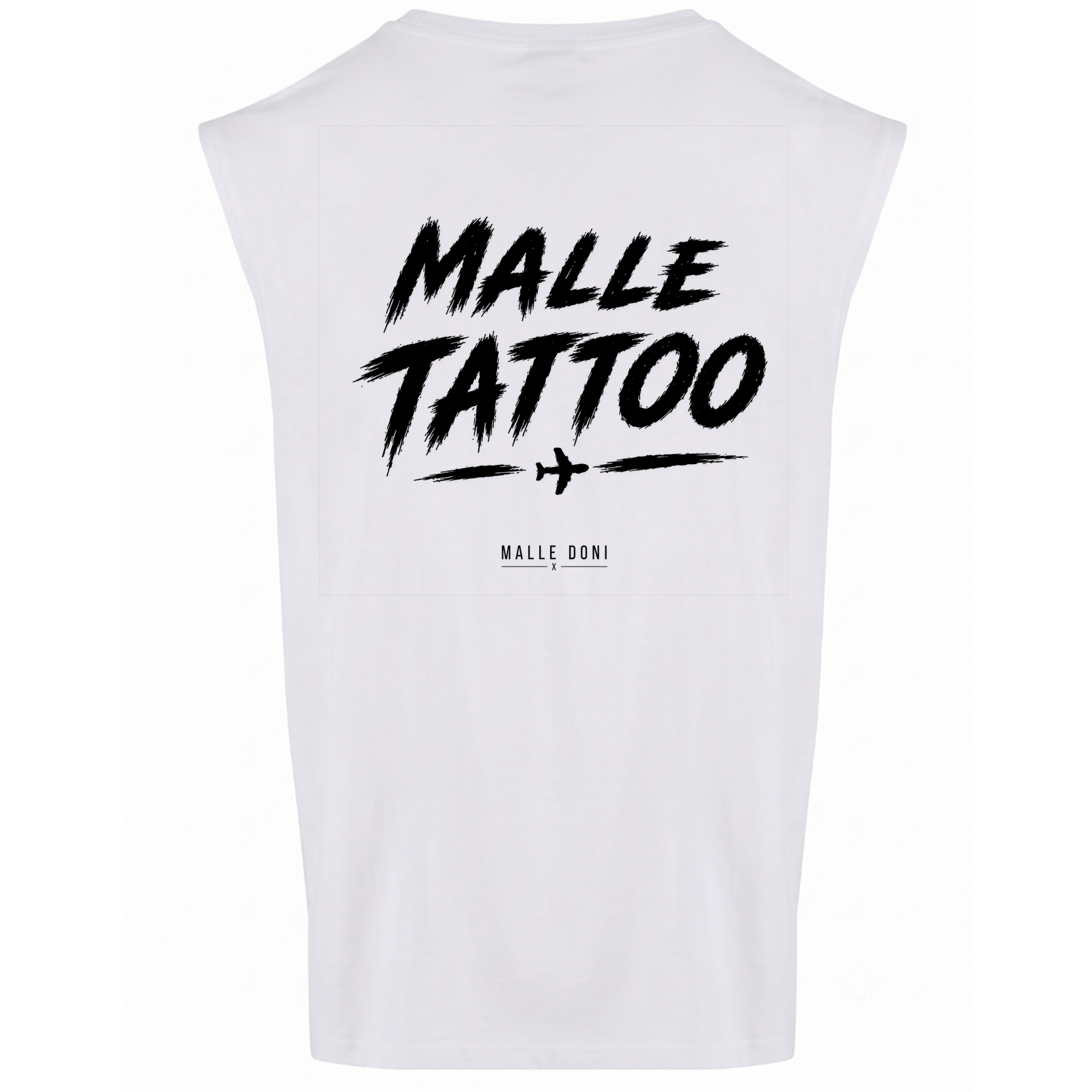 Malle Tattoo Tank Top | Malle Doni - weiß