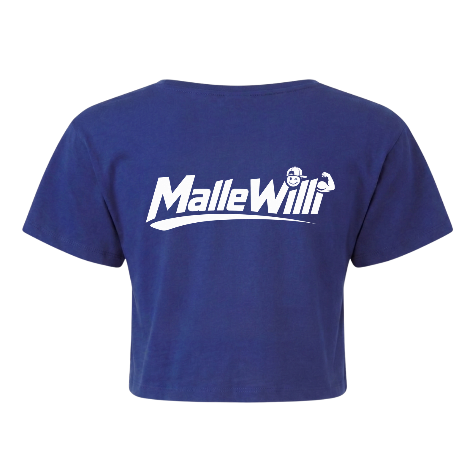 Malle Willi Crop Top | Malle Willi - royal - Rueckseite