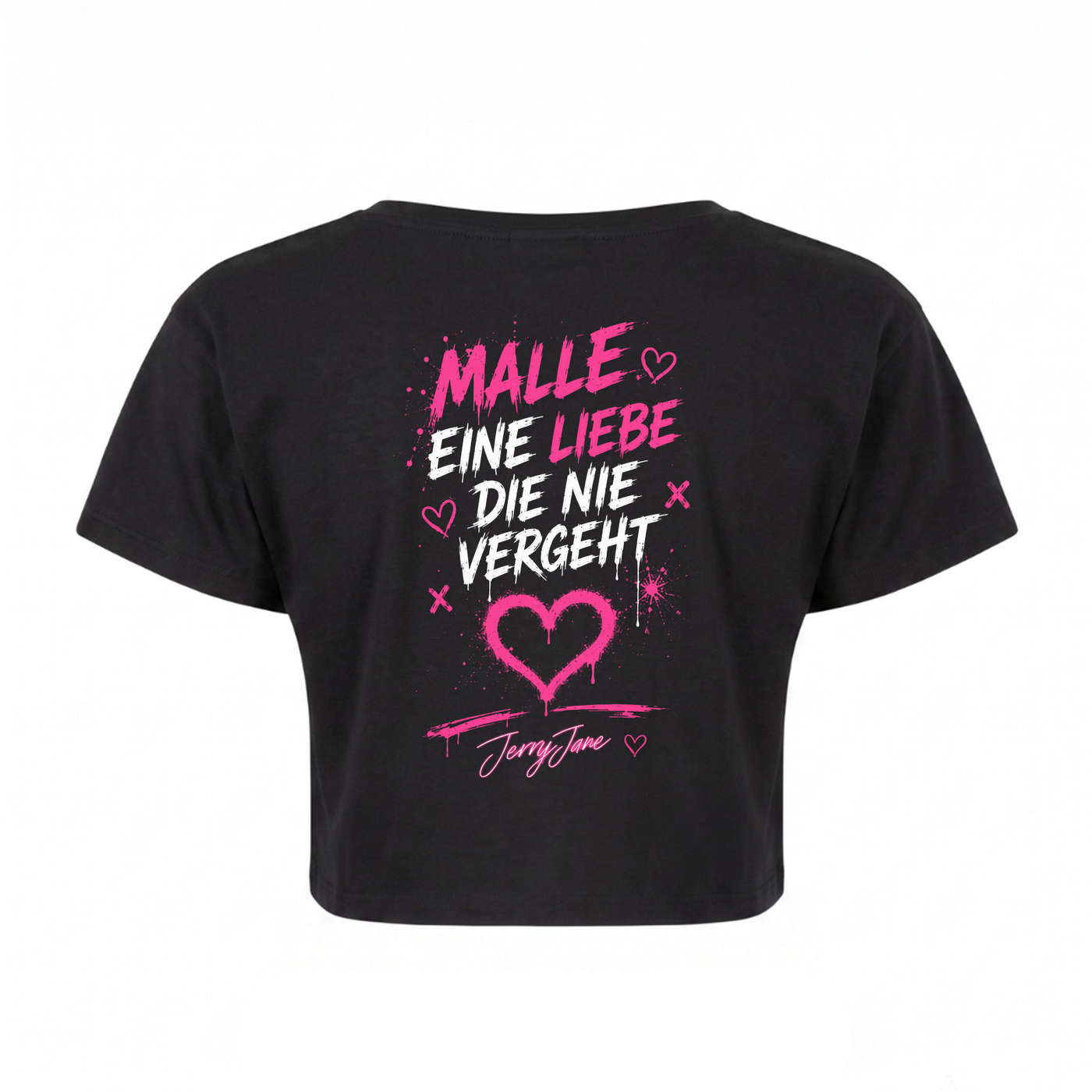 Jerry Jane Crop Top - schwarz - Rueckseite