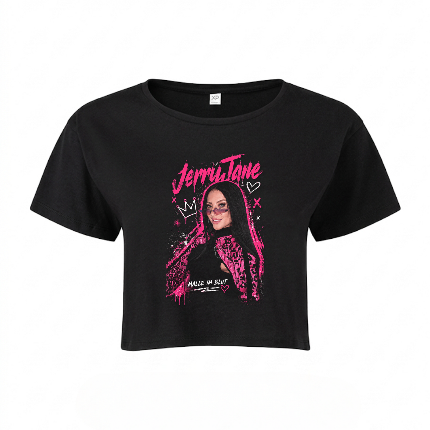 Jerry Jane Crop Top - schwarz
