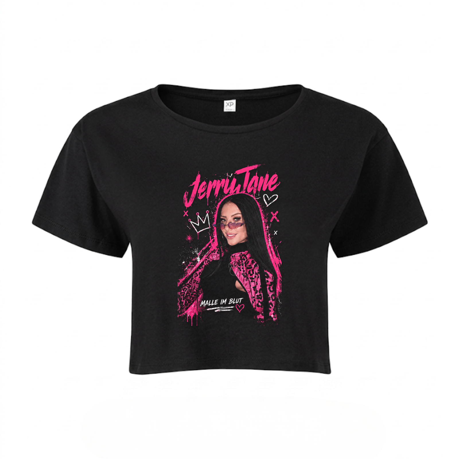 Jerry Jane Crop Top - schwarz