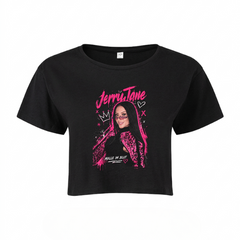 Jerry Jane Crop Top - schwarz