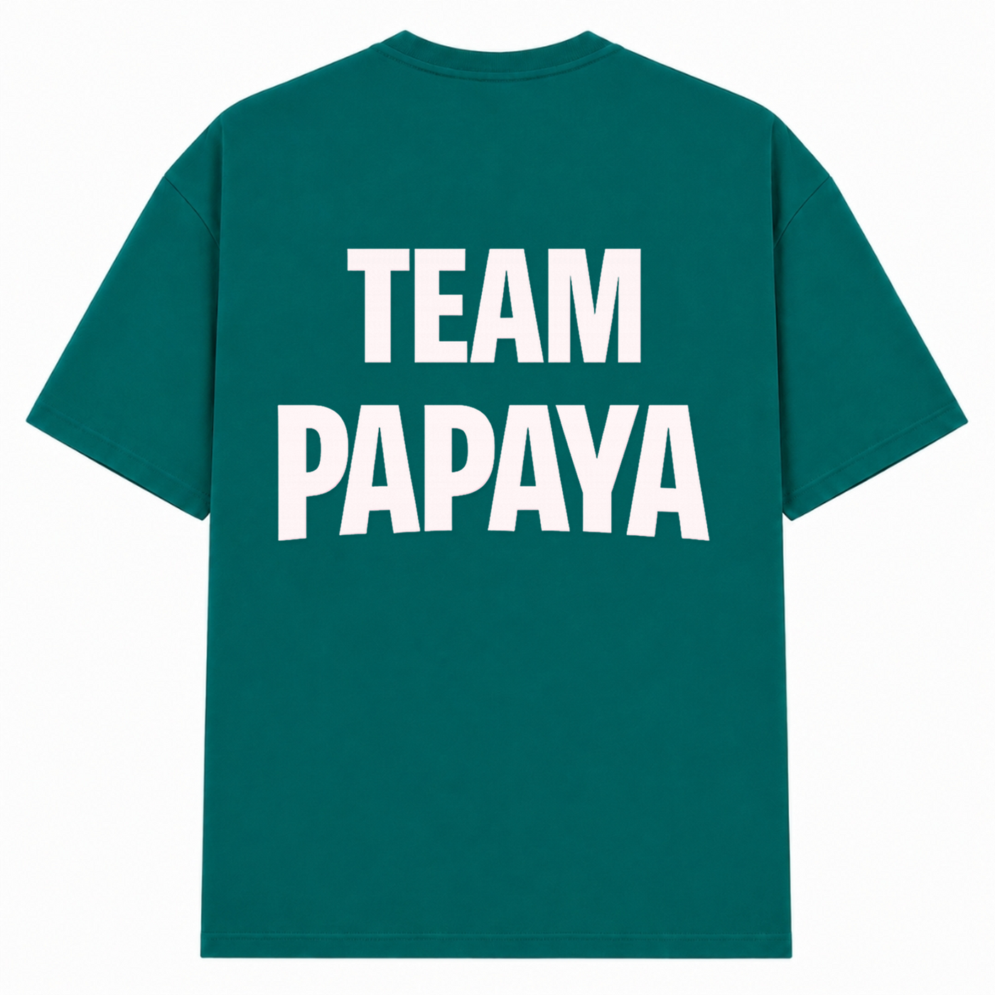 Papaya Weiß Oversized Shirt | KEJI - Green - Rueckseite