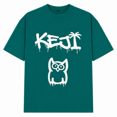 Papaya Weiß Oversized Shirt | KEJI - Green